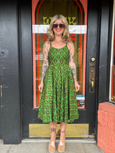 Load image into Gallery viewer, Vintage emerald dress