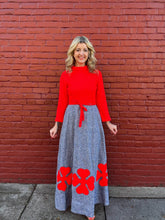 Load image into Gallery viewer, Vintage 60s/70s Vicky Vaughn maxi dress