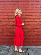 Load image into Gallery viewer, Vintage 40s cold pressed rayon cocktail dress