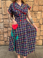 Load image into Gallery viewer, Rare vintage 1940s Tulip Dress