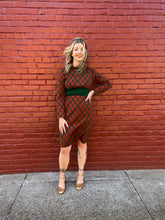 Load image into Gallery viewer, Red + Green Dress