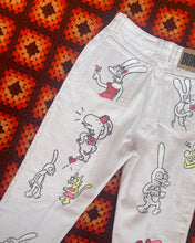 Load image into Gallery viewer, “Life in Hell” bongo jeans