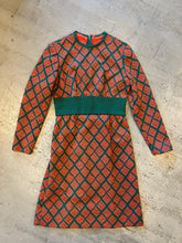 Load image into Gallery viewer, Red + Green Dress