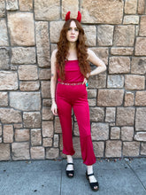 Load image into Gallery viewer, Red Hot Disco Jumpsuit