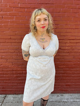 Load image into Gallery viewer, Silver Tinsel Dress