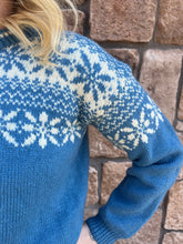 Load image into Gallery viewer, Icy Snowflake Sweater