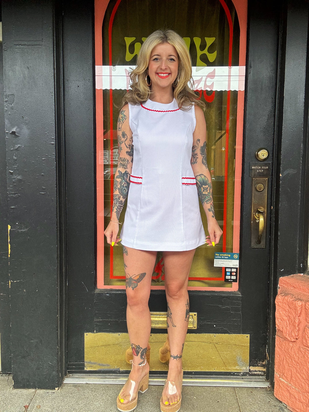 Vintage 60s/70s tennis mini dress