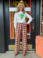 Load image into Gallery viewer, Vintage 70s plaid party pants
