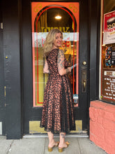 Load image into Gallery viewer, Vintage 1950s black lace party dress
