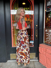 Load image into Gallery viewer, Vintage 60s/70s paisley maxi skirt
