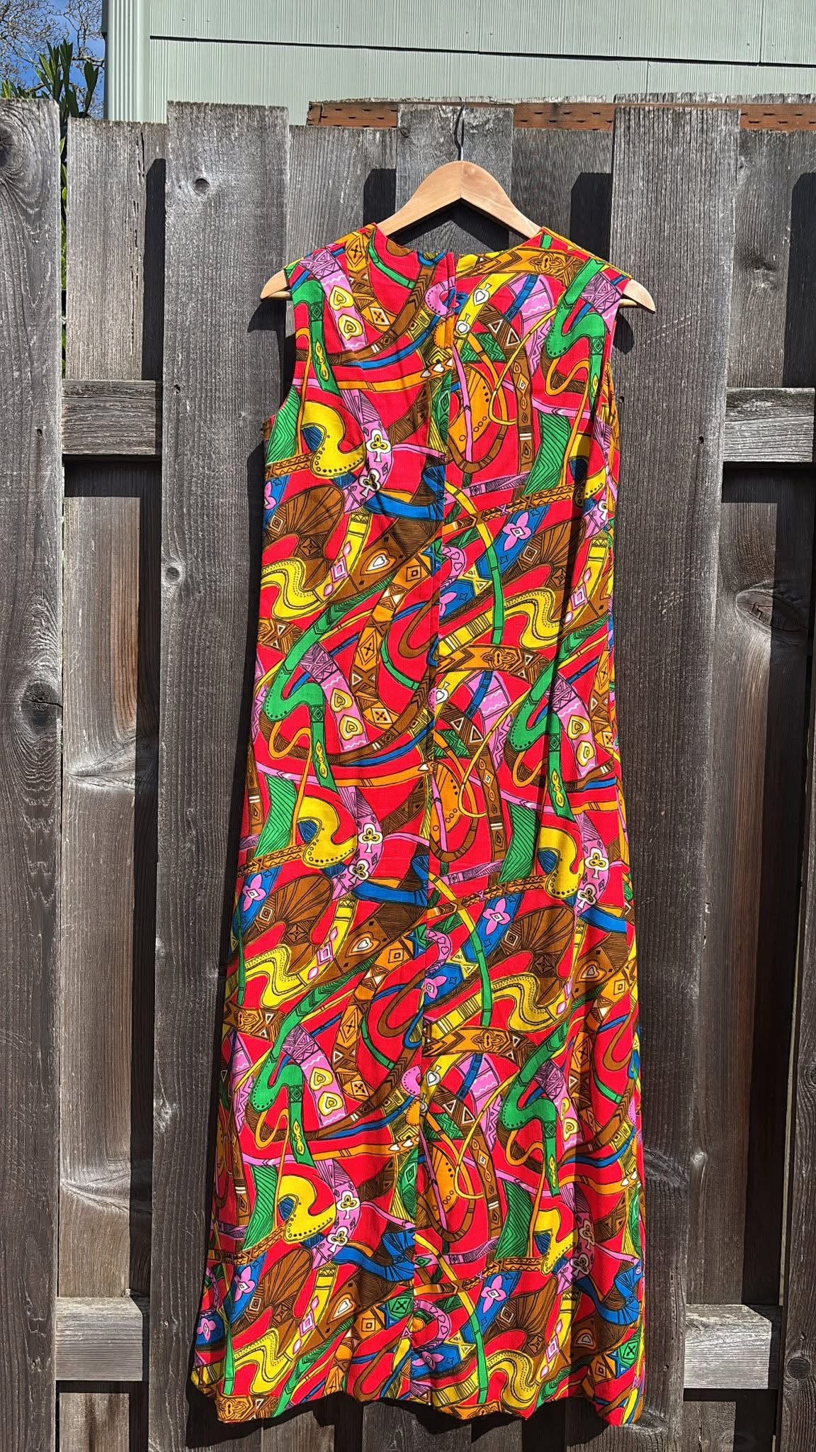Vintage 60s/70s colorful maxi dress – Wink Vintage