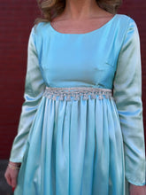 Load image into Gallery viewer, Vintage 60s icy blue maxi
