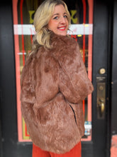 Load image into Gallery viewer, Vintage 70s fur jacket
