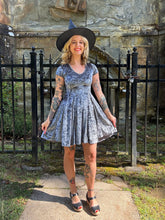 Load image into Gallery viewer, Vintage 90s crushed velvet mini dress
