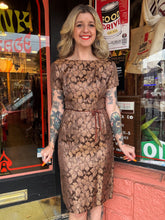 Load image into Gallery viewer, Vintage 1960s brocade wiggle dress
