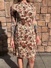 Load image into Gallery viewer, Vintage 60s thorns and roses dress
