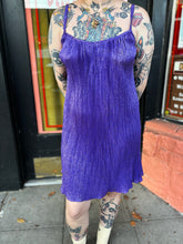 Load image into Gallery viewer, Vintage 60s purple lurex mini
