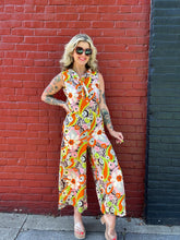 Load image into Gallery viewer, Vintage 60s/70s psychedelic jumpsuit
