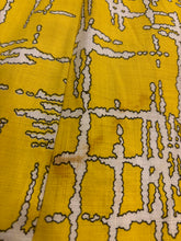 Load image into Gallery viewer, Vintage 60s abstract yellow dress
