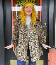 Load image into Gallery viewer, Vintage 60s leopard coat
