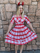 Load image into Gallery viewer, Red Plaid Day Dress
