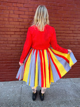 Load image into Gallery viewer, Primary Colored Clown Circle Skirt
