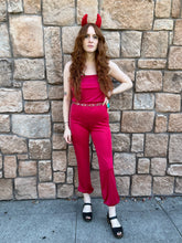 Load image into Gallery viewer, Red Hot Disco Jumpsuit
