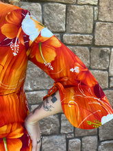 Load image into Gallery viewer, Orange + Floral Aloha Dress
